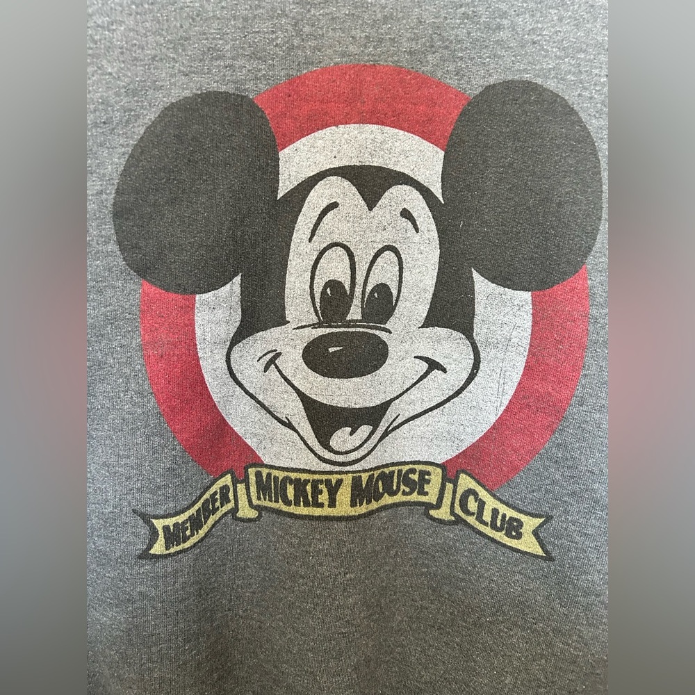 Disney Mickey Mouse grey crew neck sweater. - Picture 5 of 5